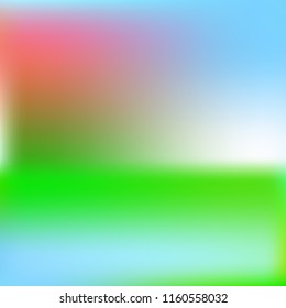 Vector, illustration. Abstract gradient mesh background.Multicolor blurry blend. Smooth colors texture. Beautiful natural light. Bright soft colored vector. Holographic illustration. Modern design.