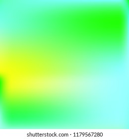 Vector illustration. Abstract gradient mesh background. Multicolor blurry blend. Smooth colors texture. Beautiful natural light. Bright soft colored vector. Holographic illustration. Modern design.