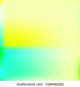 Vector illustration. Abstract gradient mesh background. Multicolor blurry blend. Smooth colors texture. Beautiful natural light. Bright soft colored vector. Holographic illustration. Modern design.