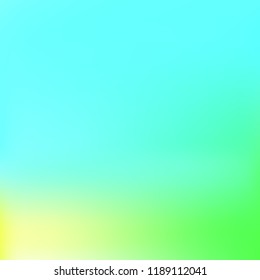 Vector illustration. Abstract gradient mesh background. Multicolor blurry blend. Smooth colors texture. Beautiful natural light. Bright soft colored vector. Holographic illustration. Modern design.
