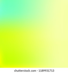 Vector illustration. Abstract gradient mesh background. Multicolor blurry blend. Smooth colors texture. Beautiful natural light. Bright soft colored vector. Holographic illustration. Modern design.