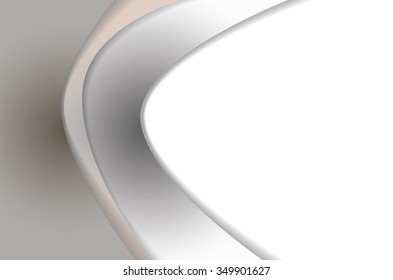 Vector illustration of abstract gray paper background