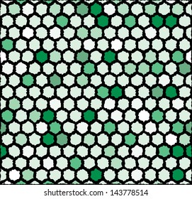 Vector illustration of an abstract green background.