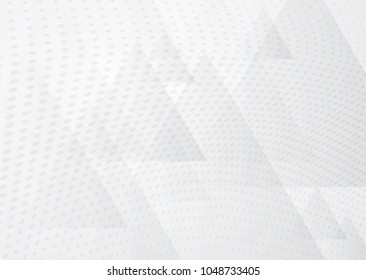 Vector illustration - Abstract grey and white board halftone dot gradient used for background, Template mock up for display of product, layout and presentation business backdrop.