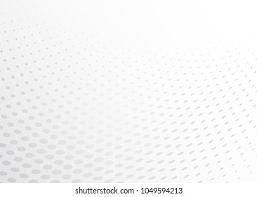 Vector illustration - Abstract grey and white board halftone dot gradient used for background, Template mock up for display of product, layout and presentation business backdrop.