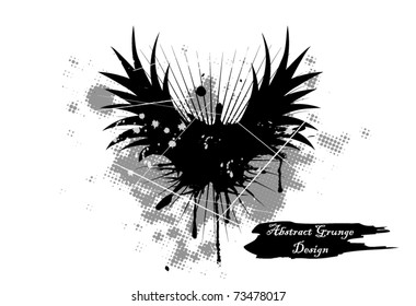 Vector illustration of abstract grunge background