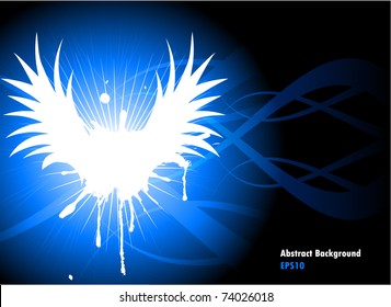 Vector illustration of abstract grunge background