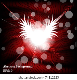 Vector illustration of abstract grunge background