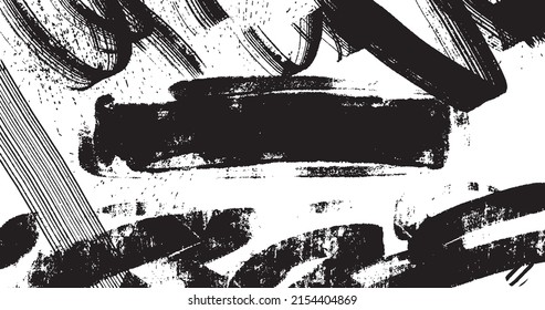 vector illustration of abstract grunge halftone black and white distressed background