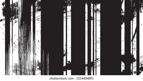 vector illustration of abstract grunge halftone black and white distressed background