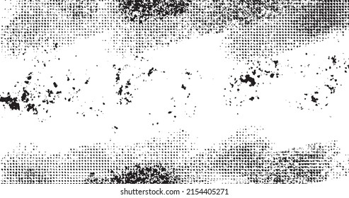 Vektorgrafik von abstraktem, schwarz-weißem, gestressten Hintergrund