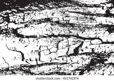 Vector illustration of abstract grunge texture in black and white colors