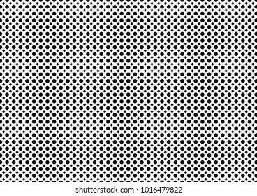 Vector illustration, abstract halftone backdrop in white and black tones in pop art style, monochrome background for business card, website, interior design, labels and stickers