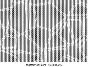 Vector illustration, abstract halftone backdrop in white and black tones in pop art style, monochrome background for business card, website, interior design, labels and stickers