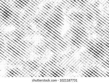 Vector illustration, abstract halftone backdrop in white and black tones in pop art style, monochrome background for business card, website, interior design, labels and stickers
