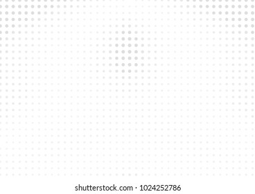 Vector illustration, abstract halftone backdrop in white and black tones in pop art style, monochrome background for business card, website, interior design, labels and stickers