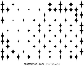 Vector illustration, abstract halftone backdrop in white and black tones in pop art style, geometric monochrome background