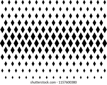 Vector illustration, abstract halftone backdrop in white and black tones in pop art style, geometric monochrome background