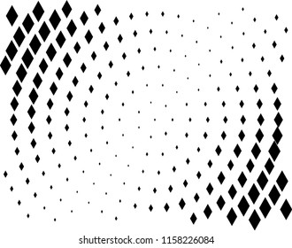 Vector illustration, abstract halftone backdrop in white and black tones in pop art style, geometric monochrome background