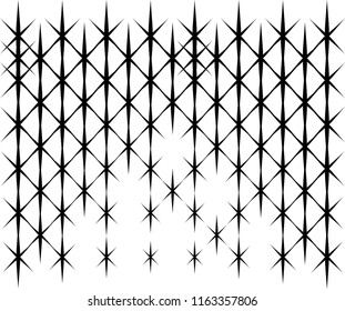 Vector illustration, abstract halftone backdrop in white and black tones in pop art style, geometric monochrome background
