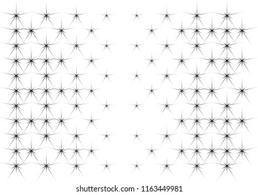 Vector illustration, abstract halftone backdrop in white and black tones in pop art style, geometric monochrome background