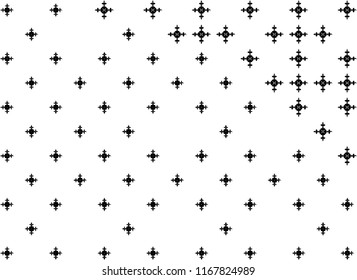 Vector illustration, abstract halftone backdrop in white and black tones in pop art style, geometric monochrome background
