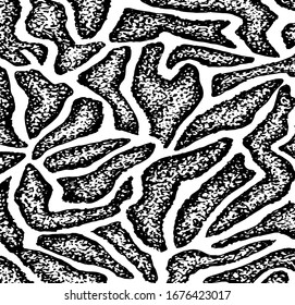 Vector Illustration, abstract halftone backdrop in white and black tones in pop art style, geometric monochrome background. For posters, banners, retro and urban design