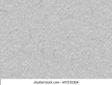 Vector illustration, abstract halftone backdrop in white and black tones in newsprint style with dots, monochrome background for business card, poster, advertising