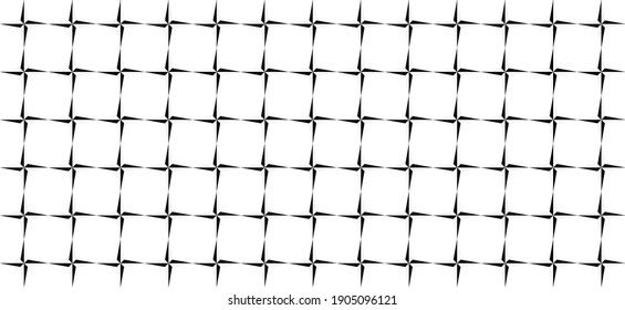 Vector illustration, abstract halftone background in white and black tones in pop art style, geometric monochrome background. Pattern.