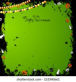 Vector Illustration of an Abstract Halloween Background