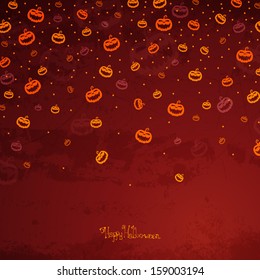Vector Illustration of an Abstract Halloween Background