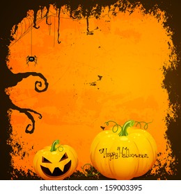 Vector Illustration of an Abstract Halloween Background