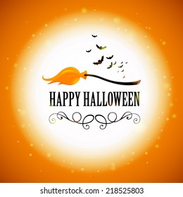 Vector Illustration of an Abstract Halloween Design