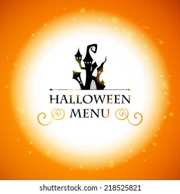 Vector Illustration of an Abstract Halloween Design