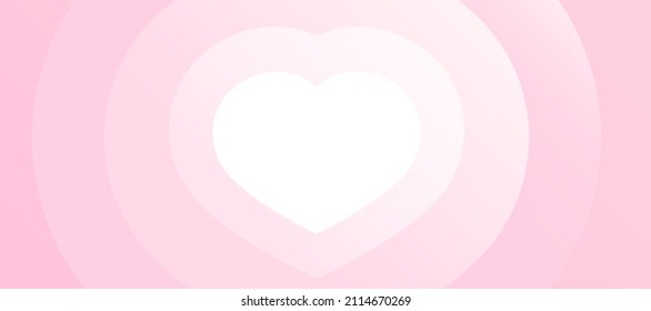 Vector illustration of abstract heart background design for Valentine’s Day, greeting card, invitation card for the wedding
