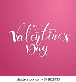 Vector illustration of abstract heart background on Valentines Day.