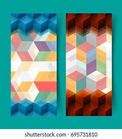 Vector Illustration of  abstract hexagon background. Technology polygonal design.