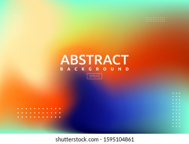 Vector illustration of Abstract Hologram Background, trendy colorful texture in pastel / neon color design. For your creative project design cover, book, printing, gift card, fashion.