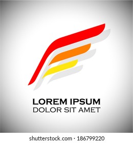 Vector illustration of abstract icon based on the letter E
