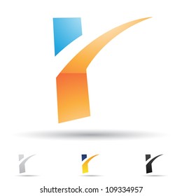 Ilustración vectorial de iconos abstractos basados en la letra R
