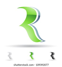 Vector Illustration Of Abstract Icons Based On The Letter R