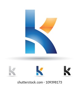 Vector Illustration Of Abstract Icons Based On The Letter K