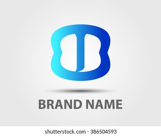 Vector illustration of abstract icons based on the letter J logo