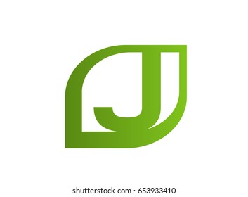 Vector illustration of abstract icons based on the letter J logo
