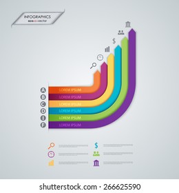 Vector illustration of abstract images infographics