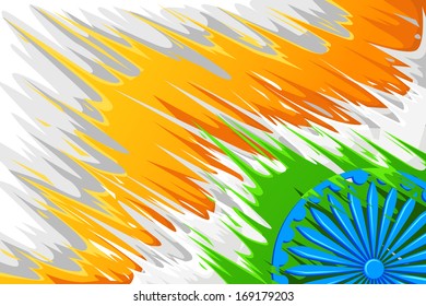 vector illustration of abstract Indian background