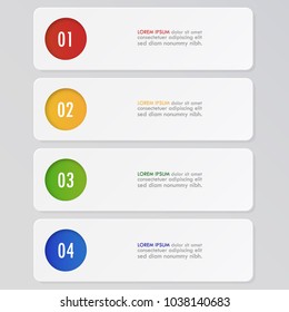 Vector illustration of Abstract infographic template for workflow layout and Business data visualization, Design element.
