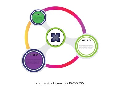 Vector illustration of an abstract infographics design for your presentation