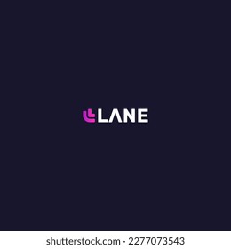 vector illustration of abstract lane