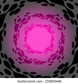 Vector illustration of abstract lava shape